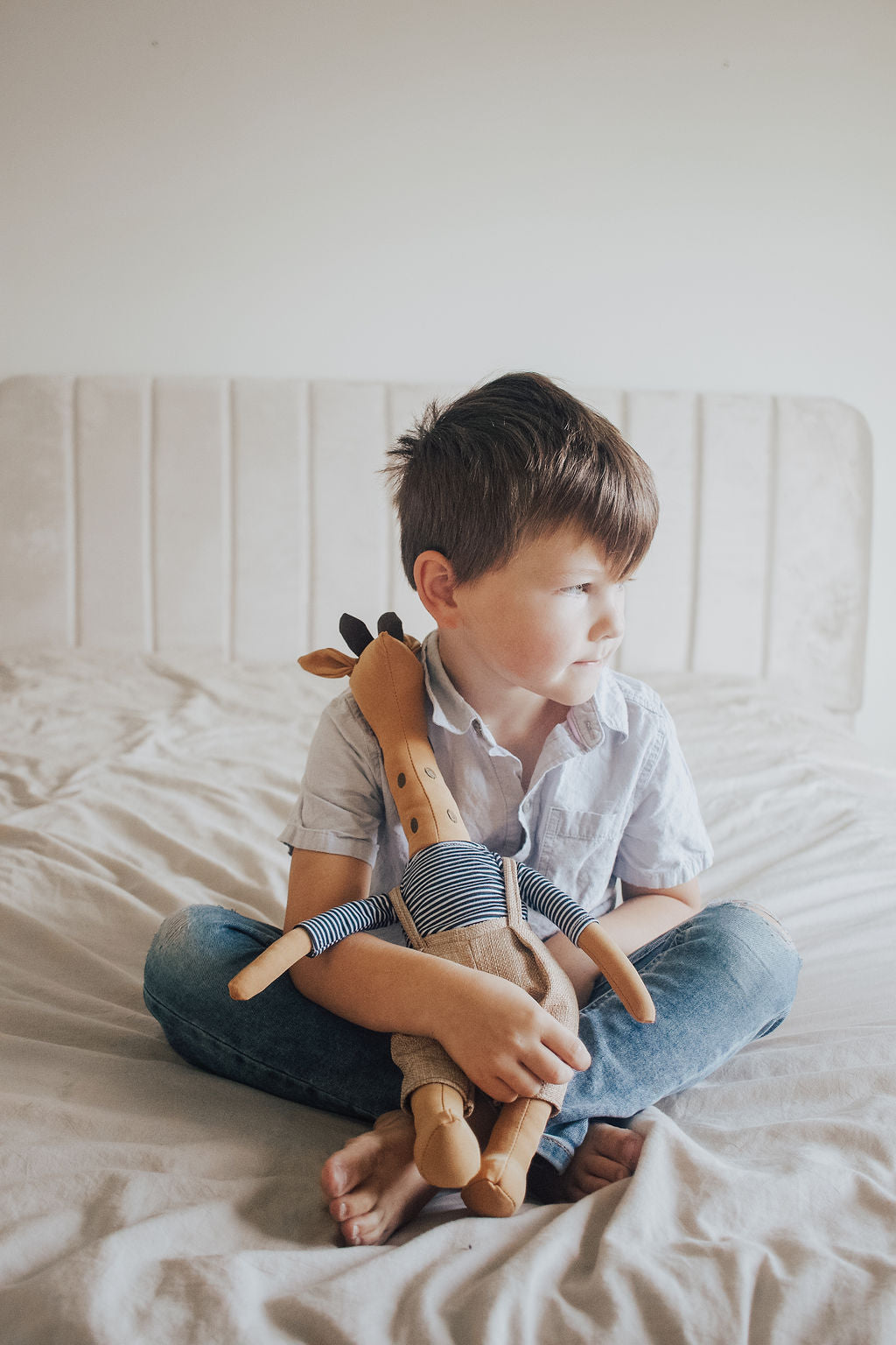 Giraffe Brothers Plush Animal Toys - Adorable Companions for Imaginative Play