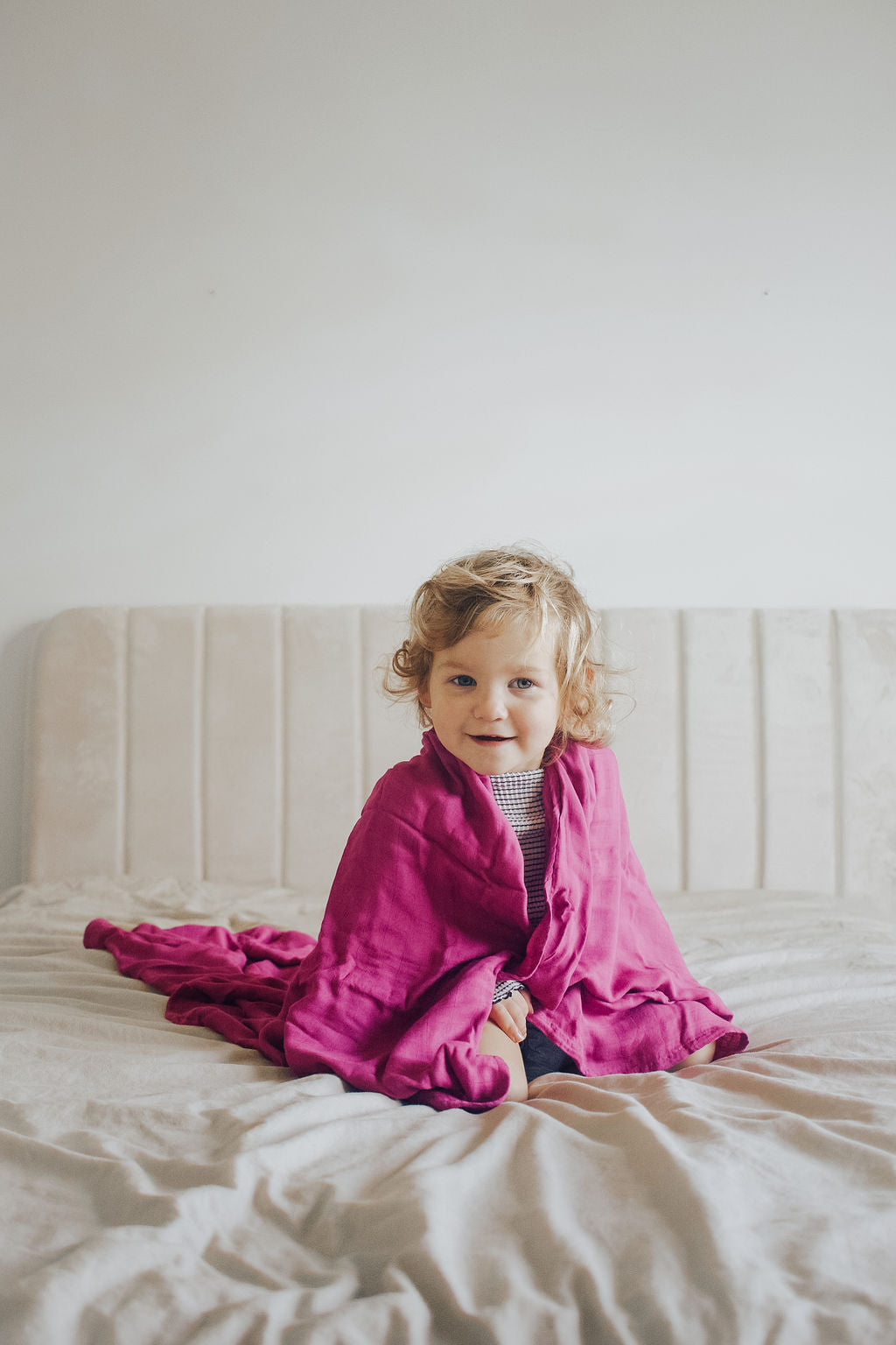 Premium Baby/Toddler 2 Layer Bamboo Muslin Blanket - Available in 2 Colors