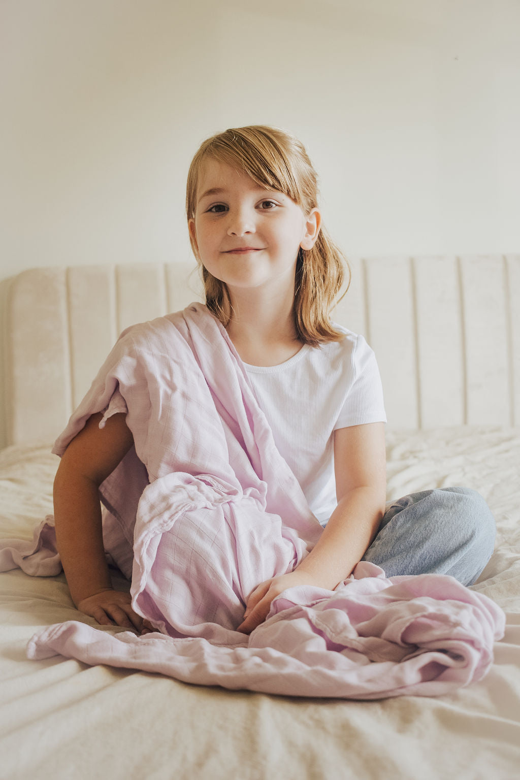 Cozy Child 2-Layer Bamboo Muslin Blankets - Available in 2 Delightful Colors