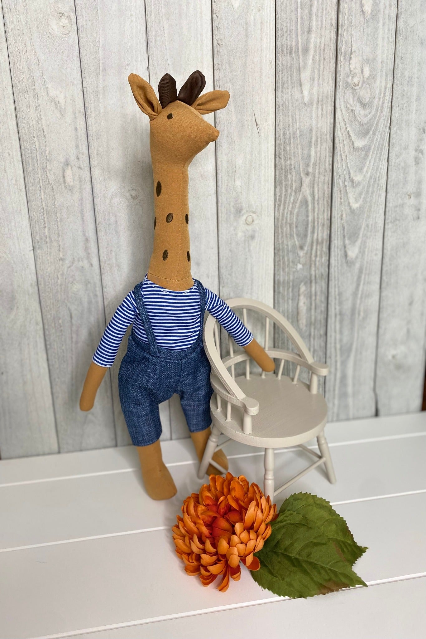 Giraffe Brothers Plush Animal Toys - Adorable Companions for Imaginative Play