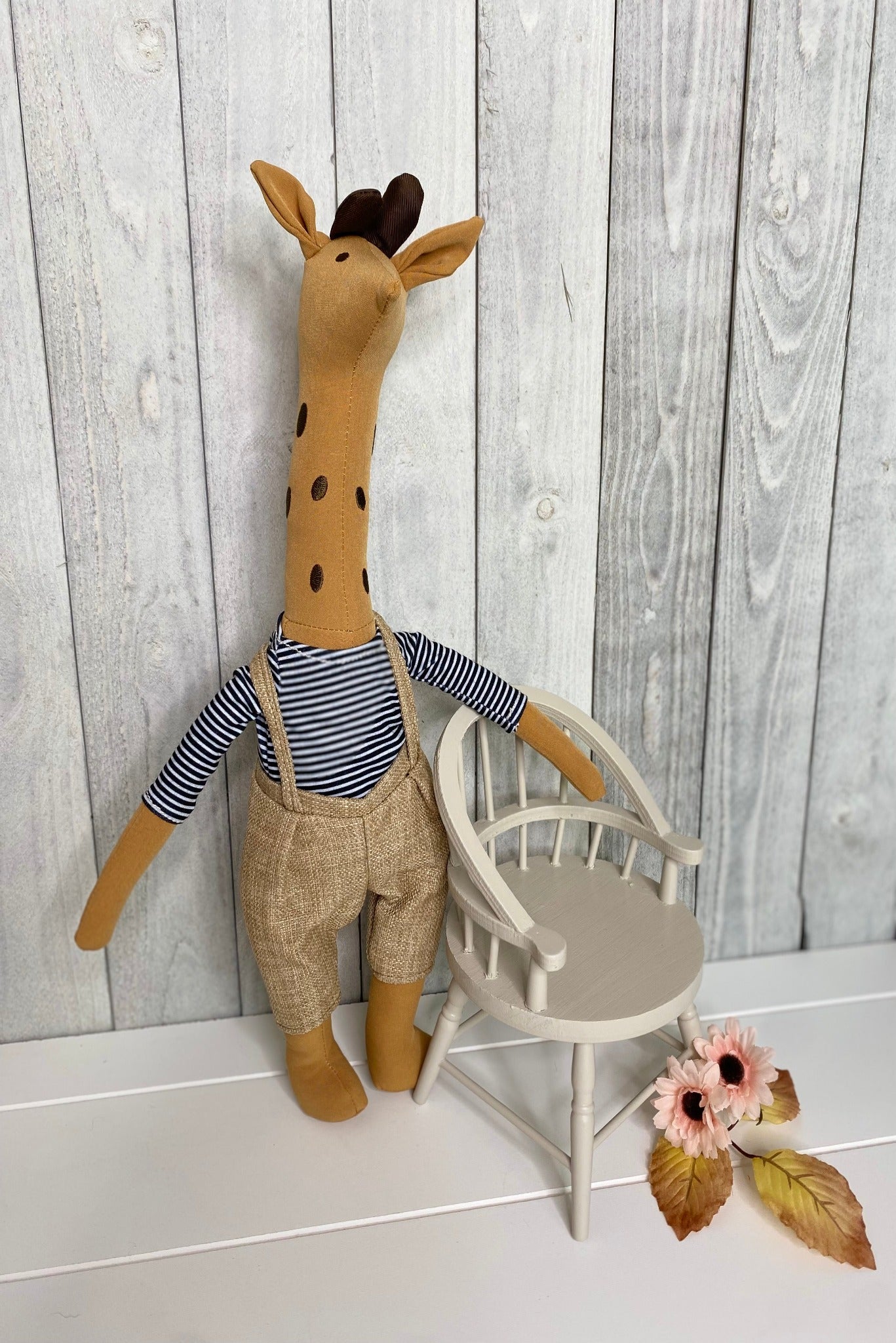 Giraffe Brothers Plush Animal Toys - Adorable Companions for Imaginative Play